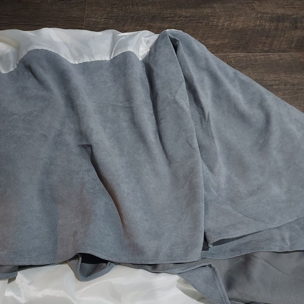 Martex Pillow Cover And Bed Skirt Gray 2 Piece Pillow Sham Set Stylish and Soft - Picture 16 of 16
